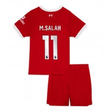 Liverpool Mohamed Salah #11 Hjemmedraktsett Barn 2023-24 Kortermet (+ korte bukser)
